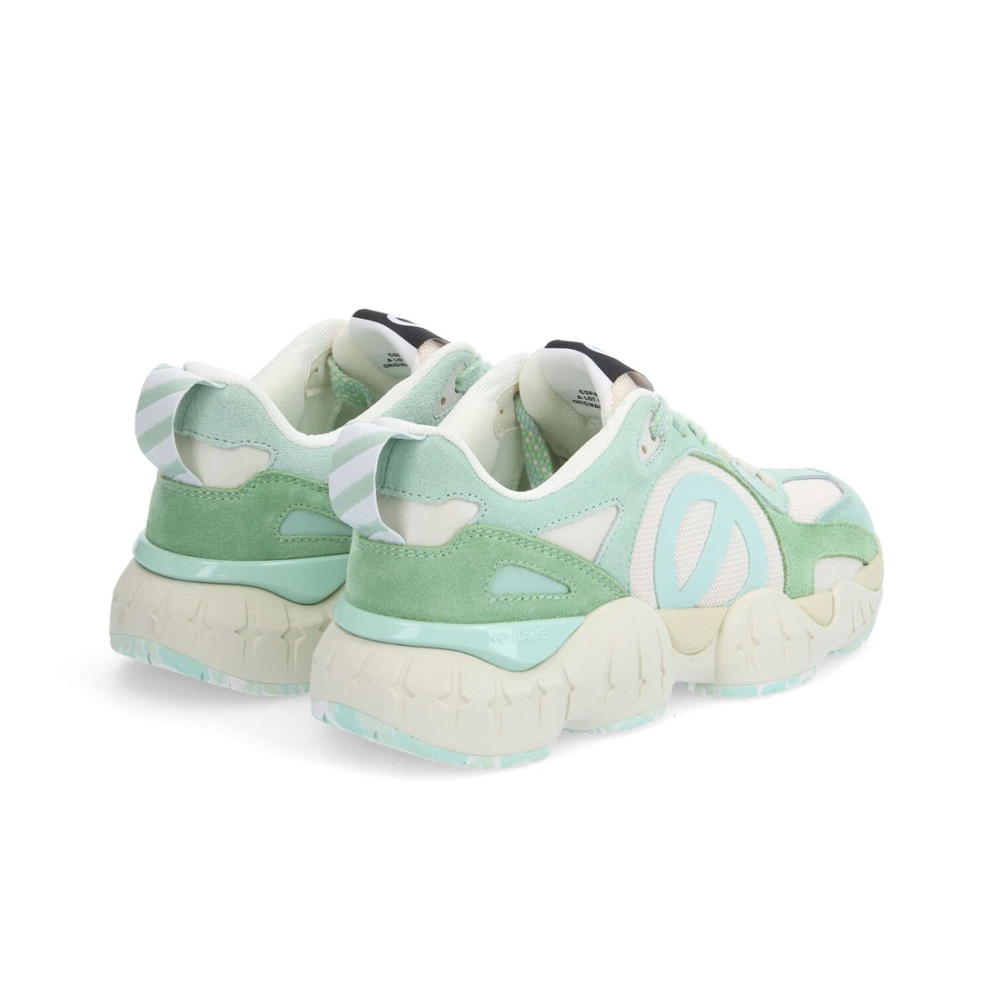 KRAZEE ICE CREAM - SUEDE/KNIT/SUED - TURQUOISE/VERT/SENTEUR POMME